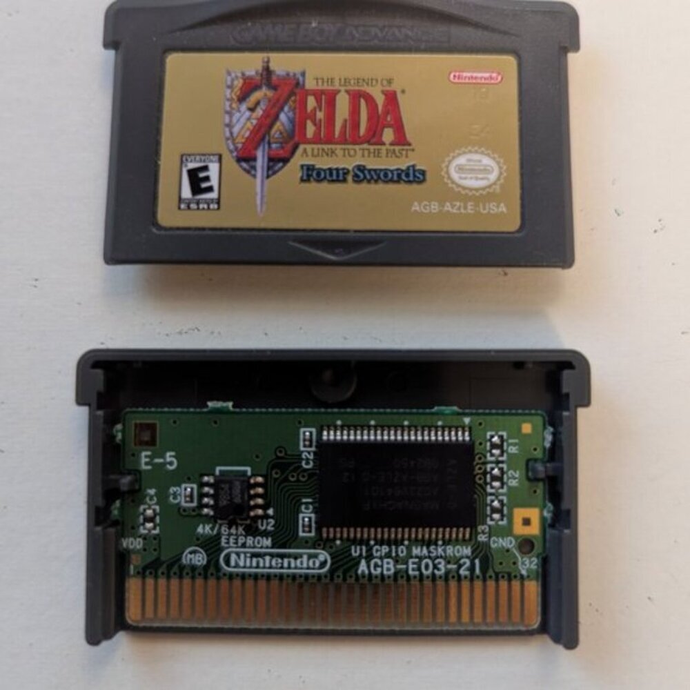 💚 Zelda A Link to the Past and Four Swords – Game Boy Advance